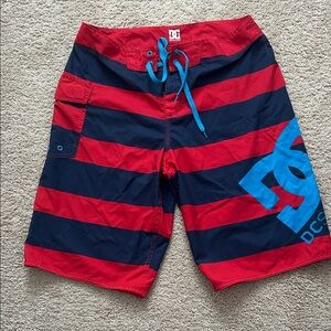 DC Red and Blue Board Shorts